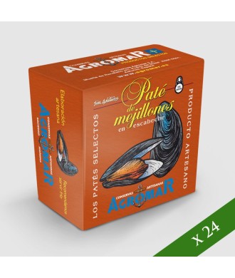 BOÎTE x24 - Pâté de moules Agromar