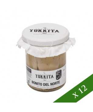 BOX x12 - White Tuna "Bonito del Norte" of Yurrita in Extra Virgin Olive Oil 190g