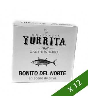 BOX x12 - Trunk of White Tuna in Olive Oil Extra Virgin - Yurrita 266gr