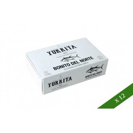 BOÎTE x12 - Germon atlantique à l’huile d’olive Yurrita - 112gr