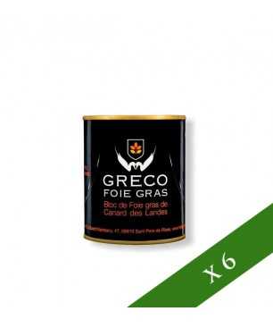 BOX x6 - Foie Gras Greco Bloc (100g), IGP Landes