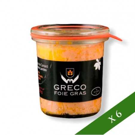 BOX x6 - Duck Foie Gras whole Greco (100g), IGP Landes