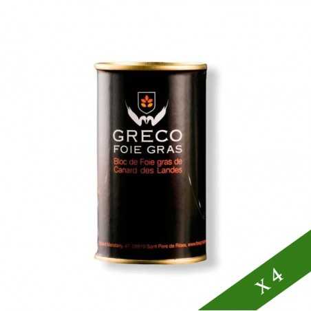 BOX x4 - Foie gras bloccare Greco (190g), IGP Landes