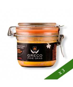 BOX x3 - Duck Foie Gras whole Greco (180g), IGP Landes