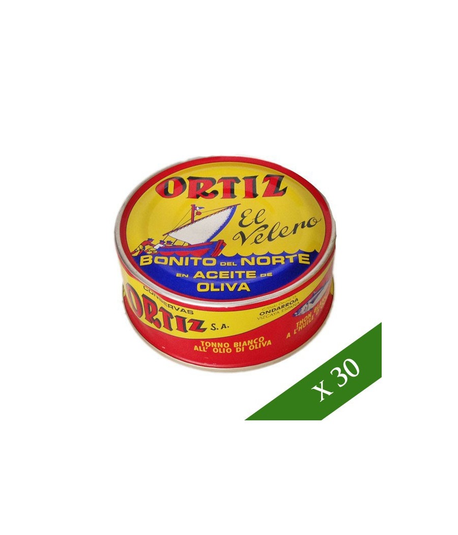 BOX x30 - Tonno bianco Ortiz in olio di oliva 250gr