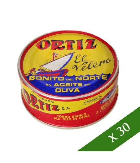 BOX x30 - Tonno bianco Ortiz in olio di oliva 250gr