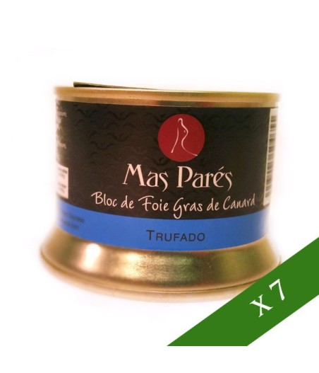 CAIXA x7 - Bloc de Foie de Pato Trufat Mas Parés (130gr)