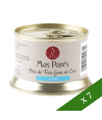 BOX x7 - Block Goose foie gras nature truffled  Mas Parés