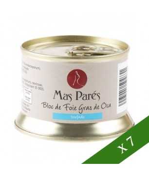 CAJA x7 - Foie gras de oca natural trufado Más Parés