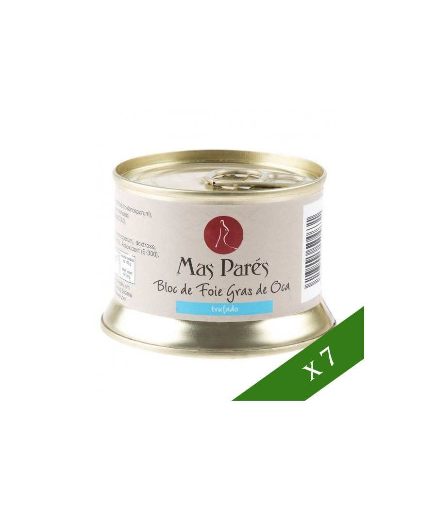 BOX x7 - Block Goose foie gras nature truffled  Mas Parés