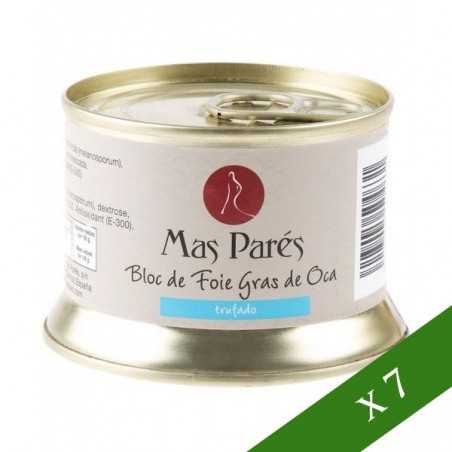 BOX x7 - Foie gras di oca naturale tartufato Más Parés