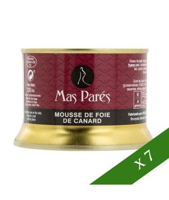 BOÎTE x7 - Mousse foie de canard Mas Parés