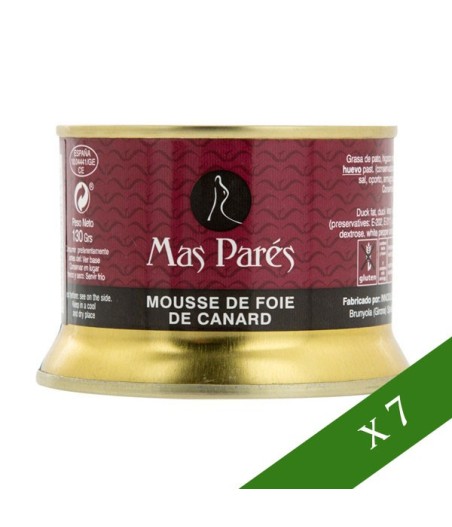 CAIXA x7 - Mousse de foie d'ànec Mas Parés