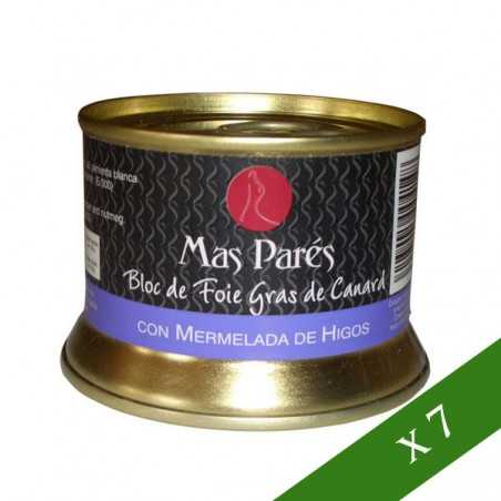 BOÎTE x7 - Millefeuille de foie gras de canard aux figues Mas Parés (130gr)