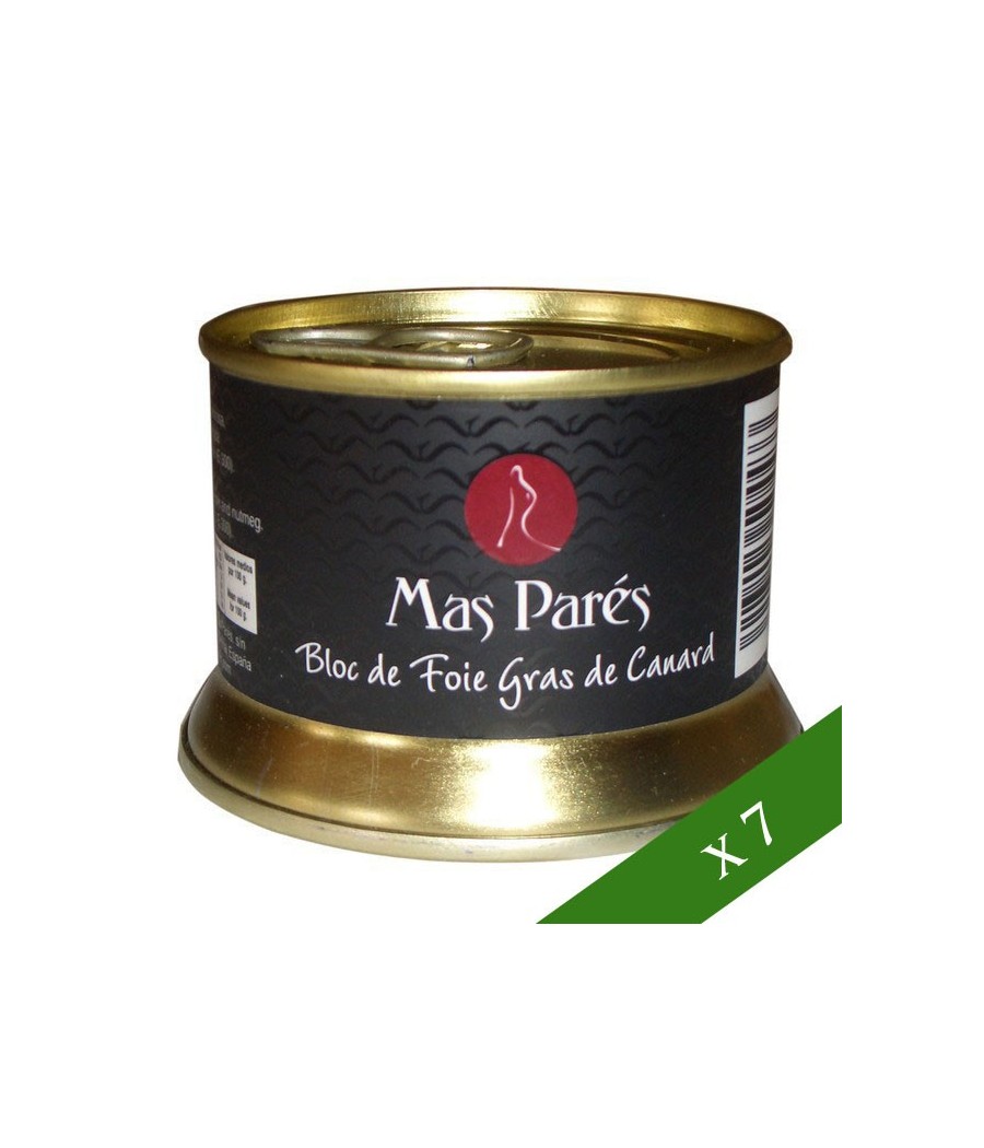 BOX x7 - Bloc de Foie gras di anatra Natural Mas Parés
