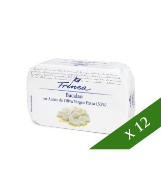 BOX x12 - Merluzzo in olio extravergine di oliva, 120 g di Frinsa