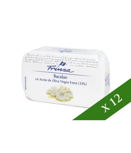 BOX x12 - Merluzzo in olio extravergine di oliva, 120 g di Frinsa