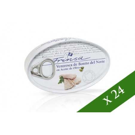 BOÎTE x24 - Ventrèche de thon germon en huile d’olive 111 gr frinsa
