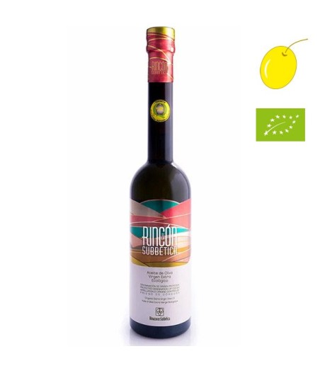 Rincón de la Subbética Hojiblanca organic 500ml, Natives Olivenöl Extra, D.O. Priego de Córdoba