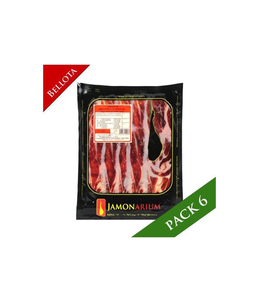 Pack x6 - Spalla Bellota Iberica, 50% Gara Iberica afetatto 100g