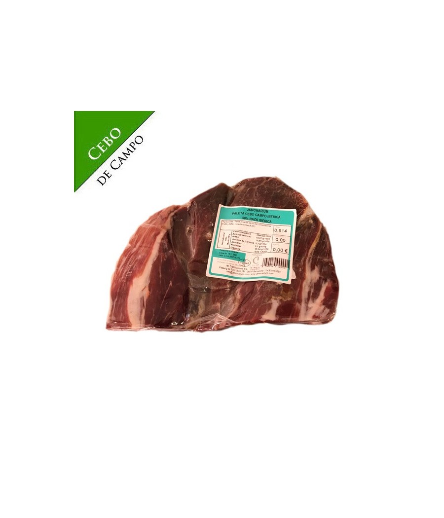 Ibérico Cebo de Campo Shoulder, 50% iberian Breed - BONELESS - Punta Ibérico Cebo de Campo Shoulder, 50% iberian Breed - BONELESS - Punta