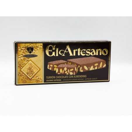Milchschokoladen-Nougat mit Mandeln 200 g El Artesano