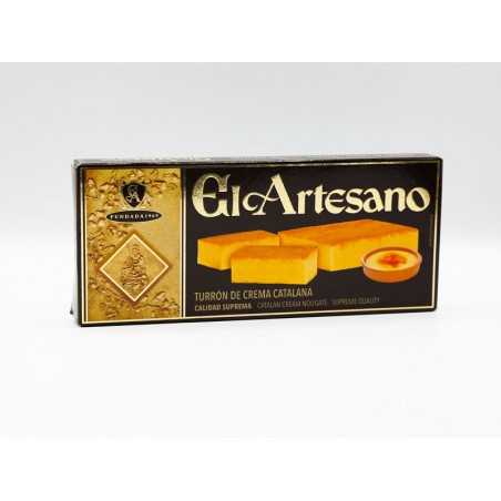 Turrón "Nougat" à la crème catalane 200 g El Artesano