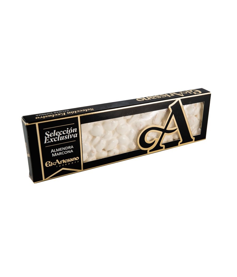 Turrón "Nougat" from Alicante with marcona almonds 67% 220g El Artesano, IGP Turrón de Jijona Turrón "Nougat" from Alicante with marcona almonds 67% 220g El Artesano, IGP Turrón de Jijona