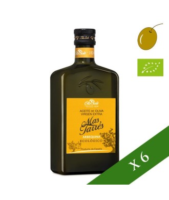 BOITE x6 --- Mas Tarrés Arbequina bio 500ml, Huile extra vierge d'olive