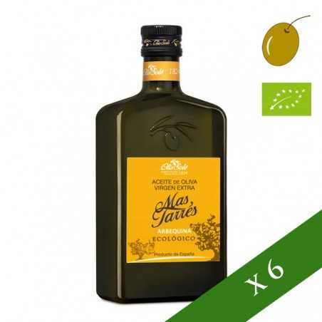 BOX x6 --- Mas Tarrés Arbequina Ökologischer 500ml, Natives Olivenöl Extra