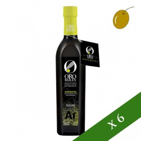 BOX x6 --- Oro de Bailén Arbequina 500ml, Extra Virgin Olive Oil de Jaén
