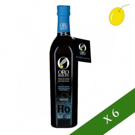 BOX x6 ---Oro de Bailén Hojiblanca 500ml, Extra Virgin Olive Oil from Jaén