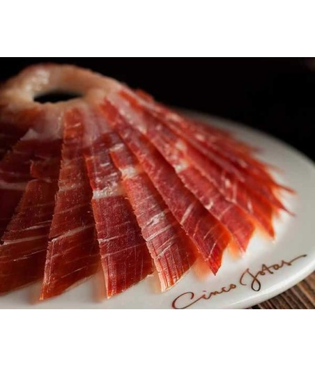 Jamón de Jabugo Cinco Jotas (5J) 100% ibérico de bellota - PACK CORTADO 25 sobres