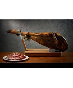 Cinco Jotas (5j) 100% Iberian Bellota Jabugo Ham whole sliced traditionally