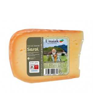 Queso madurado Unaiak mezcla (leches pasteurizadas de oveja y vaca)- CUÑA