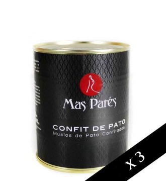 PACK 3 UNIDADES - Confit de pato Mas Parés (2 raciones)