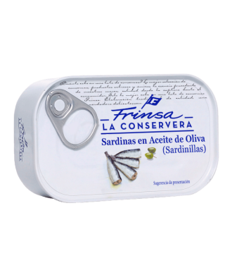 Sardines petites à l’huile d’olive Frinsa 120g