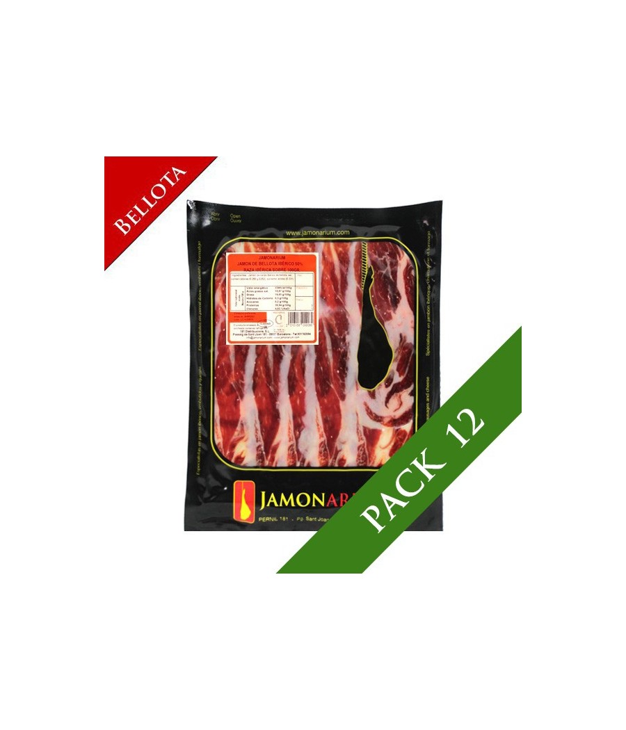PACK 12 - Spalla Bellota Iberica, 50% Gara Iberica affettato 100g