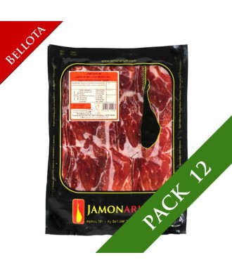 PACK 12 - Bellota Iberico Ham, 50% Iberian breed sliced 100g