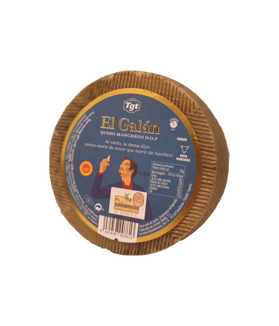 Queso Curado El Galán leche de oveja, D.O. Manchego Queso Curado El Galán leche de oveja, D.O. Manchego