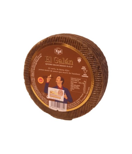 Semi Cured Cheese El Galán sheep milk, D.O. manchego