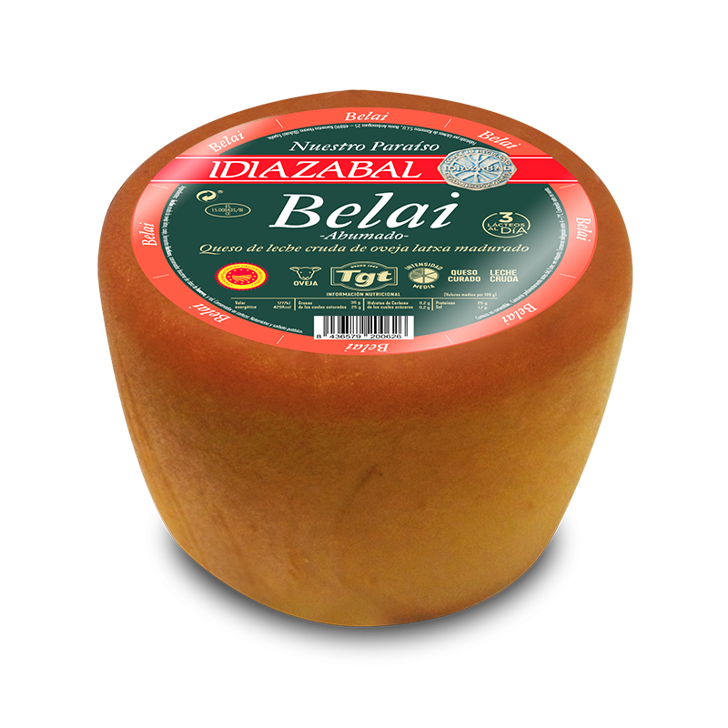 Belai cheese raw sheep's milk, D.O. idiazabal - WHOLE