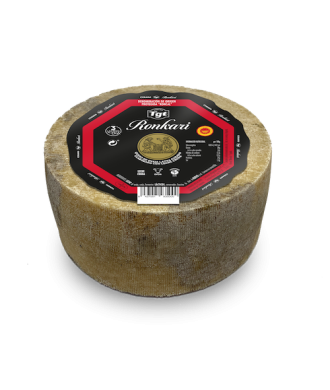 Fromage de Lait cru de brebis Ronkari, D.O. Roncal - ENTIER