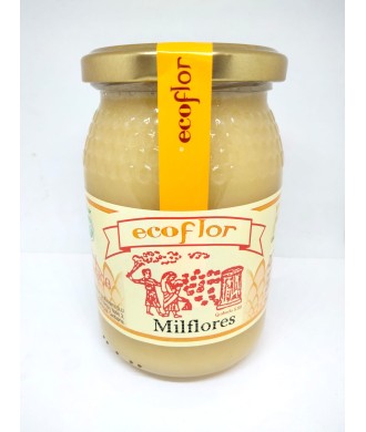 Mel de Milflors Ecològica 500gr, Miel Ecoflor