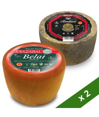 Pack x2 FORMAGGIO -DO Idiazabal (stagionato e affumicato)