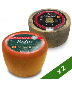 Pack x2 KÄSE -DO Idiazabal (geräucheten und gereifter Käse)
