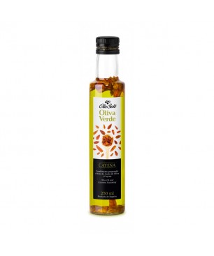Aceite de oliva aromatizado CAYENA picante 250ml de Olis Solé