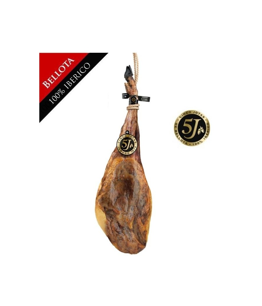Jamon de Bellota 100 % ibérico Cinco Jotas (5j) de Jabugo Jamon de Bellota 100 % ibérico Cinco Jotas (5j) de Jabugo