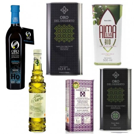 PAck PREMIUM EVOO - The best 6 extra virgin olive oils of the world