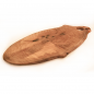 Planche à découper ou à servir Forme naturelle avec écorce, bois de noyer (5)